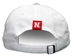 Adidas Nebraska Football Coaches Sideline Slouch - White - HT-G7113