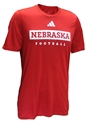 Adidas Nebraska Football Locker Pregame Tee Nebraska Cornhuskers, Nebraska  Mens T-Shirts, Huskers  Mens T-Shirts, Nebraska  Short Sleeve, Huskers  Short Sleeve, Nebraska  Mens, Huskers  Mens, Nebraska Adidas, Huskers Adidas, Nebraska Adidas Red Nebraska Football Locker Practice SS Pregame Tee, Huskers Adidas Red Nebraska Football Locker Practice SS Pregame Tee