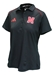 Adidas Womens Nebraska Classic Sideline Polo - Black - AP-G8716