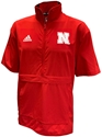 Adidas 2024 Nebraska Coaches Woven SS Quarter Zip - Red Nebraska Cornhuskers, Nebraska  Mens Outerwear, Huskers  Mens Outerwear, Nebraska  Mens, Huskers  Mens, Nebraska Adidas, Huskers Adidas, Nebraska Adidas 2024 Red Nebraska Coaches SS Woven Qtr Zip, Huskers Adidas 2024 Red Nebraska Coaches SS Woven Qtr Zip