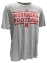 Adidas 2024 Nebraska Football Locker Pregame Tee - Grey Nebraska Cornhuskers, Nebraska  Mens, Huskers  Mens, Nebraska  Short Sleeve, Huskers  Short Sleeve, Nebraska  Mens T-Shirts, Huskers  Mens T-Shirts, Nebraska Adidas, Huskers Adidas, Nebraska Adidas 2024 Grey Nebraska Football Locker Practice SS Pregame Tee, Huskers Adidas 2024 Grey Nebraska Football Locker Practice SS Pregame Tee