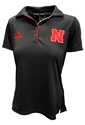 Adidas 2024 Womens Nebraska Coaches Polo - Black Nebraska Cornhuskers, Nebraska  Ladies Polos, Huskers  Ladies Polos, Nebraska  Ladies Tops, Huskers  Ladies Tops, Nebraska Black Out!, Huskers Black Out!, Nebraska Adidas, Huskers Adidas, Nebraska Polos, Huskers Polos, Nebraska Adidas Womens Black Nebraska Coaches SS Polo , Huskers Adidas Womens Black Nebraska Coaches SS Polo 