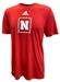 Adidas Nebraska Husker Odyssey Blend Tee - AT-H4470