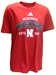 Adidas Nebraska Huskers Established Tee - AT-G1241