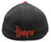 Adidas Nebraska Huskers Fitted Flat Bill Baseball Cap - HT-H1268