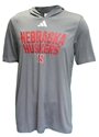 Adidas Nebraska Locker Post Up SS Hoodie - Gray Nebraska Cornhuskers, Nebraska  Hoodies, Huskers  Hoodies, Nebraska  Short Sleeve, Huskers  Short Sleeve, Nebraska  Mens, Huskers  Mens, Nebraska  Mens Sweatshirts, Huskers  Mens Sweatshirts, Nebraska  Mens T-SHIRT, Huskers  Mens T-SHIRT, Nebraska Adidas, Huskers Adidas, Nebraska Adidas Grey Nebraska Locker Post Up SS Hoodie, Huskers Adidas Grey Nebraska Locker Post Up SS Hoodie