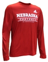 Adidas Nebraska Locker Practice LS Tee Nebraska Cornhuskers, Nebraska  Long Sleeve, Huskers  Long Sleeve, Nebraska  Mens, Huskers  Mens, Nebraska  Mens T-Shirts, Huskers  Mens T-Shirts, Nebraska Adidas, Huskers Adidas, Nebraska Adidas Red Nebraska Locker Practice LS Creator, Huskers Adidas Red Nebraska Locker Practice LS Creator