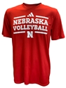 Adidas Nebraska Volleyball Locker Practice Pregame Tee Nebraska Cornhuskers, Nebraska  Short Sleeve, Huskers  Short Sleeve, Nebraska  Mens, Huskers  Mens, Nebraska  Mens T-Shirts, Huskers  Mens T-Shirts, Nebraska Volleyball, Huskers Volleyball, Nebraska Adidas, Huskers Adidas, Nebraska Adidas Red Nebraska Volleyball Locker Practice SS Pregame Tee, Huskers Adidas Red Nebraska Volleyball Locker Practice SS Pregame Tee