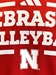 Adidas Nebraska Volleyball Locker Practice Pregame Tee - AT-H4735