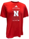 Adidas 2024 University Of Lincoln Nebraska Pregame Tee Nebraska Cornhuskers, Nebraska  Mens T-Shirts, Huskers  Mens T-Shirts, Nebraska  Mens, Huskers  Mens, Nebraska  Short Sleeve, Huskers  Short Sleeve, Nebraska Adidas, Huskers Adidas, Nebraska Adidas Red University Of Lincoln Nebraska SS Pregame Tee, Huskers Adidas Red University Of Lincoln Nebraska SS Pregame Tee