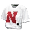 Adidas Womens Big N Crop Road Game Jersey Nebraska Cornhuskers, Nebraska  Womens Jerseys, Huskers  Womens Jerseys, Nebraska  Ladies Jerseys, Huskers  Ladies Jerseys, Nebraska Adidas, Huskers Adidas, Nebraska Adidas Womens White Iron N Crop Jersey, Huskers Adidas Womens White Iron N Crop Jersey