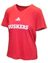 Adidas Womens Huskers Locker Official Vneck Nebraska Cornhuskers, Nebraska  Ladies T-Shirts, Huskers  Ladies T-Shirts, Nebraska  Ladies Tops, Huskers  Ladies Tops, Nebraska  Ladies, Huskers  Ladies, Nebraska  Short Sleeve, Huskers  Short Sleeve, Nebraska Adidas, Huskers Adidas, Nebraska Adidas Womens Red Huskers Locker Official SS VNeck Blend Tee , Huskers Adidas Womens Red Huskers Locker Official SS VNeck Blend Tee 