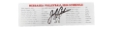 Autographed Coach Cook Final Season Ticket Stub Schedule Nebraska Cornhuskers, Autographed Coach Cook Final Season Ticket Stub Schedule