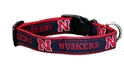 Huskers Dog Collar Nebraska cornhuskers, husker football, nebraska merchandise, husker merchandise, husker pet collar, husker dog collar, nebraska pet collar, nebraska dog collar