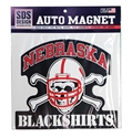 Blackshirts Auto Magnet Nebraska Cornhuskers, Nebraska Vehicle, Huskers Vehicle, Nebraska Stickers Decals & Magnets, Huskers Stickers Decals & Magnets, Nebraska Blackshirts Auto Magnet , Huskers Blackshirts Auto Magnet 