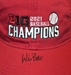 Bolt Signed Huskers 2021 Big Ten Baseball Champs Hat - JH-E9225