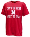 Cant Be N Wont Be Beat Tee Nebraska Cornhuskers, Nebraska  Mens T-Shirts, Huskers  Mens T-Shirts, Nebraska  Mens, Huskers  Mens, Nebraska  Short Sleeve, Huskers  Short Sleeve, Nebraska Cant Be N Wont Be Beat Tee, Huskers Cant Be N Wont Be Beat Tee