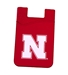 Cell Phone Wallet Husker Card Holder - Red - NV-B3850