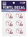 Football Helmet 6 Pack Set Decals Nebraska Cornhuskers, Nebraska Stickers Decals & Magnets, Huskers Stickers Decals & Magnets, Nebraska Football Helmet 6 Pack Set Decals, Huskers Football Helmet 6 Pack Set Decals