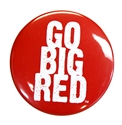 Go Big Red Button Nebraska Cornhuskers, Nebraska  Beads & Fun Stuff, Huskers  Beads & Fun Stuff, Nebraska  Novelty, Huskers  Novelty, Nebraska Red 3 inch GBR Button CS, Huskers Red 3 inch GBR Button CS