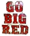 Go Big Red Illuminated Wall Sign - GR-C7005