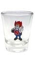 Herbie Husker Shot Glass Nebraska Cornhuskers, Nebraska  Kitchen & Glassware, Huskers  Kitchen & Glassware, Nebraska  Tailgating, Huskers  Tailgating, Nebraska Herbie Husker 2 Ounce Shot Glass Logo, Huskers Herbie Husker 2 Ounce Shot Glass Logo