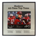 Husker All-Time Top Tom's Autographed Plaque Nebraska Cornhuskers, Nebraska  Former Players, Huskers  Former Players, Nebraska  Photos Prints & Posters, Huskers  Photos Prints & Posters, Nebraska  Prints & Posters, Huskers  Prints & Posters, Nebraska Armstrong Jr Autographed Career Print, Huskers Armstrong Jr Autographed Career Print
