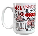 Husker Landmarks Julia Gash Mug Nebraska Cornhuskers, Nebraska  Kitchen & Glassware, Huskers  Kitchen & Glassware, Nebraska Husker Landmarks Julia Gash Mug, Huskers Husker Landmarks Julia Gash Mug