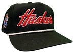 Huskers Herbie Overhand Adjustable Rope Hat Nebraska Cornhuskers, Nebraska Black Out!, Huskers Black Out!, Nebraska  Mens Hats, Huskers  Mens Hats, Nebraska  Mens Hats, Huskers  Mens Hats, Nebraska Black Huskers Script With Herbie Overhand Adjustable Rope Hat 47 Brand, Huskers Black Huskers Script With Herbie Overhand Adjustable Rope Hat 47 Brand