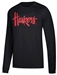 Huskers Script Long Sleeve Tee - Black - AT-94277