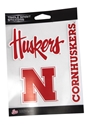 Huskers Triple Spirit Stickers Pack Nebraska Cornhuskers, Nebraska Stickers Decals Magnets, Huskers Stickers Decals Magnets, Nebraska Triple Spirit Stickers Pack Rico, Huskers Triple Spirit Stickers Pack Rico