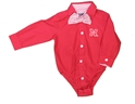 Infant Boys Nebraska LS Button Down Bowtie Bodysuit  Nebraska Cornhuskers, Nebraska  Infant, Huskers  Infant, Nebraska Infant Boys Red Nebraska LS Button Down Bodysuit With Bowtie Creative Knitwear, Huskers Infant Boys Red Nebraska LS Button Down Bodysuit With Bowtie Creative Knitwear