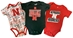 Infant Nebraska Huskers Sunday Comics 3 Pack Onesies - CH-H6544