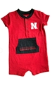 Infant Nebraska Huskers Wheeler Romp Nebraska Cornhuskers, Nebraska  Infant, Huskers  Infant, Nebraska Infant Red Nebraska Wheeler SS Romper Colosseum, Huskers Infant Red Nebraska Wheeler SS Romper Colosseum