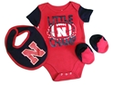 Infants Nebraska Lil Champ Creeper N Bib Bootie Set Nebraska Cornhuskers, Nebraska  Infant, Huskers  Infant, Nebraska Infant Red Nebraska Little Champ Creeper Bib Bootie Set Outerstuff, Huskers Infant Red Nebraska Little Champ Creeper Bib Bootie Set Outerstuff