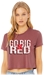 Ladies Go Big Red N Crop Top - AT-D5913