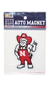 NEW HERBIE!  Crimson Herbie Husker Magnet Nebraska Cornhuskers, Nebraska Stickers Decals & Magnets, Huskers Stickers Decals & Magnets, Nebraska Nebraska Red And White Herbie Husker Magnet, Huskers Nebraska Red And White Herbie Husker Magnet