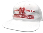 Nebraska 1994 1995 National Champions TWO55 90's Flat Bill Nebraska Cornhuskers, Nebraska  Mens Hats, Huskers  Mens Hats, Nebraska  Mens Hats, Huskers  Mens Hats, Nebraska Thanks Coach Osborne, Huskers Thanks Coach Osborne, Nebraska White Nebraska 1994 1995 National Champions Tom Osborne Flat Bill Adjustable Hat The Game, Huskers White Nebraska 1994 1995 National Champions Tom Osborne Flat Bill Adjustable Hat The Game