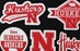 Nebraska 5 Piece Decal Sheet - MD-E3122