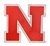 Nebraska 10 Inch Iron N Decal - MD-E3124