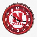 Nebraska Bottle Cap Clock Nebraska Cornhuskers, Nebraska  Game Room & Big Red Room, Huskers  Game Room & Big Red Room, Nebraska Office Den & Entry, Huskers Office Den & Entry, Nebraska Nebraska Bottle Cap Clock, Huskers Nebraska Bottle Cap Clock