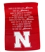 Nebraska Fight Song Banner Garden Flag - FW-B7006