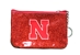 Nebraska Glitter Coin Purse - DU-A4925