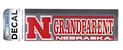 Nebraska Grandparent Decal Nebraska Cornhuskers, Nebraska Vehicle, Huskers Vehicle, Nebraska Stickers Decals & Magnets, Huskers Stickers Decals & Magnets, Nebraska Nebraska Grandparent Decal, Huskers Nebraska Grandparent Decal