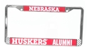 Nebraska Huskers Alumni License Plate Frame Nebraska Cornhuskers, Nebraska Vehicle, Huskers Vehicle, Nebraska Nebraska Huskers Alumni License Plate Frame, Huskers Nebraska Huskers Alumni License Plate Frame