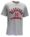 Nebraska Huskers Banner Fan Tee Nebraska Cornhuskers, Nebraska  Mens, Huskers  Mens, Nebraska  Short Sleeve, Huskers  Short Sleeve, Nebraska  Mens T-Shirts, Huskers  Mens T-Shirts, Nebraska Grey Nebraska Connor SS Tee Colosseum, Huskers Grey Nebraska Connor SS Tee Colosseum