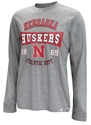 Nebraska Huskers Ralphie LS Tee Nebraska Cornhuskers, Nebraska  Mens T-Shirts, Huskers  Mens T-Shirts, Nebraska  Mens, Huskers  Mens, Nebraska  Long Sleeve, Huskers  Long Sleeve, Nebraska Grey Nebraska Huskers Ralphie LS Tee Colosseum, Huskers Grey Nebraska Huskers Ralphie LS Tee Colosseum