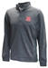 Nebraska Mock Pullover Button Sweatshirt Cutter & Buck - Charcoal - AW-F3125