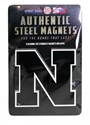 Nebraska N Steel Magnet - 4 Inch Nebraska Cornhuskers, Nebraska Stickers Decals & Magnets, Huskers Stickers Decals & Magnets, Nebraska Nebraska N Steel Magnet - 4 Inch, Huskers Nebraska N Steel Magnet - 4 Inch