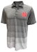 Nebraska Pro Day Striped Mesh Polo - AP-H3172